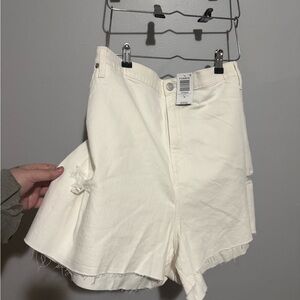 Torrid White Jean Shorts
